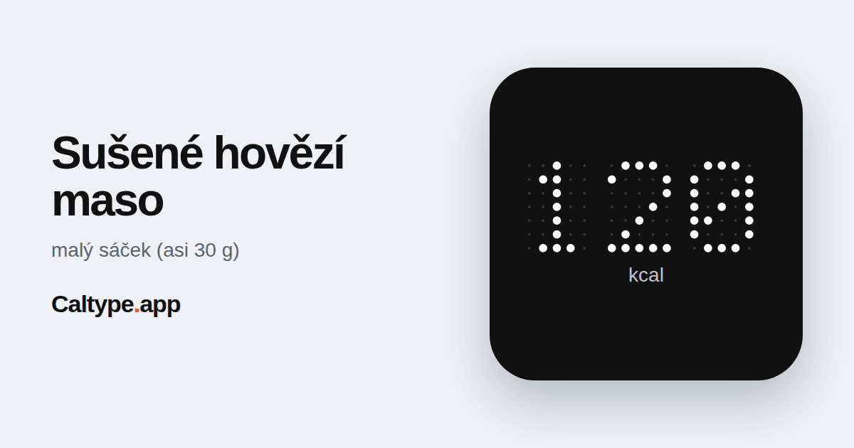 Sdílet: Sušené hovězí maso