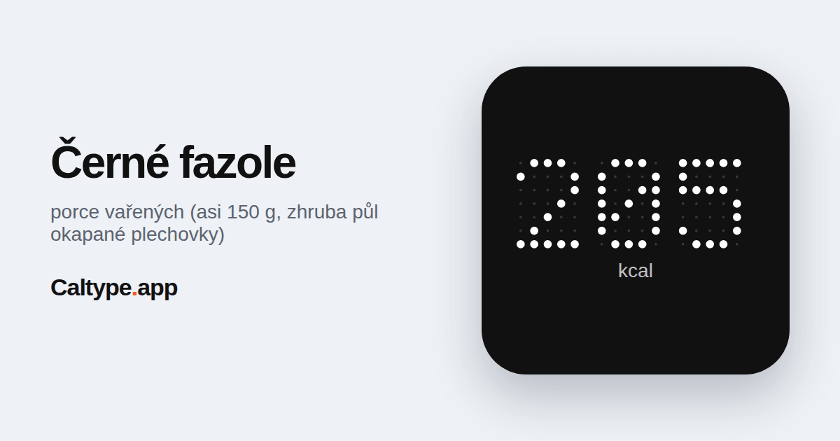 Sdílet: Černé fazole