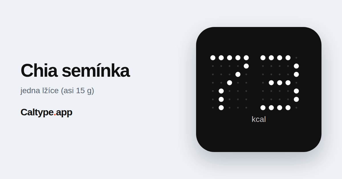 Sdílet: Chia semínka