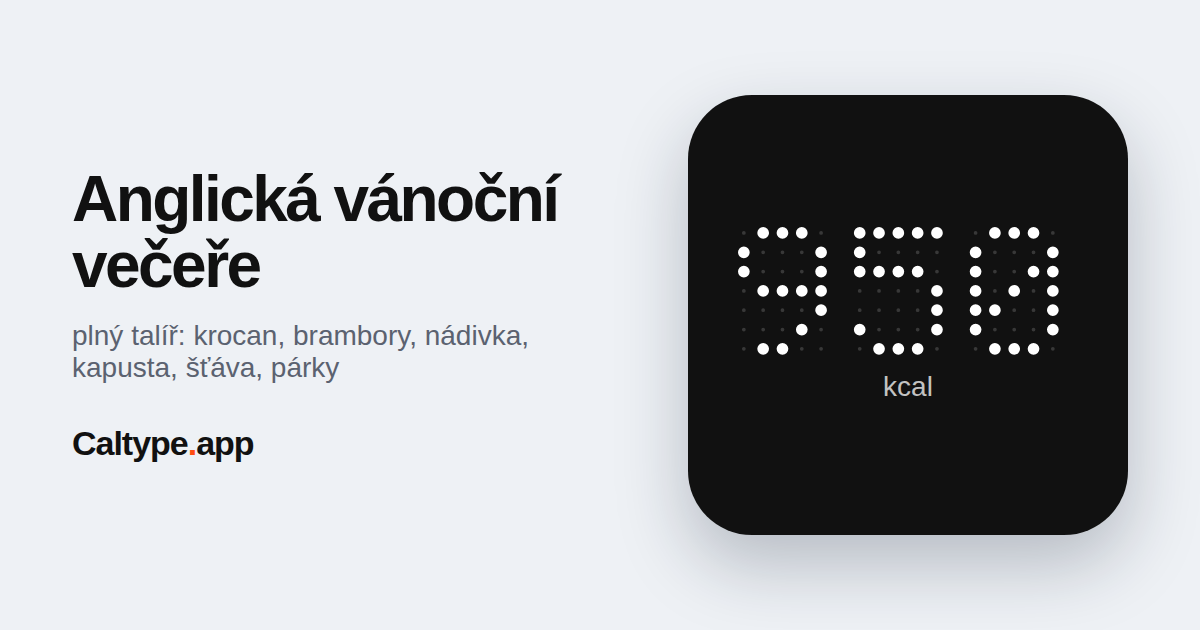 Sdílet: Anglická vánoční večeře