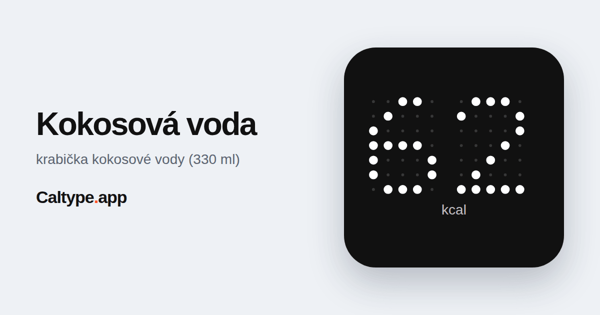 Sdílet: Kokosová voda