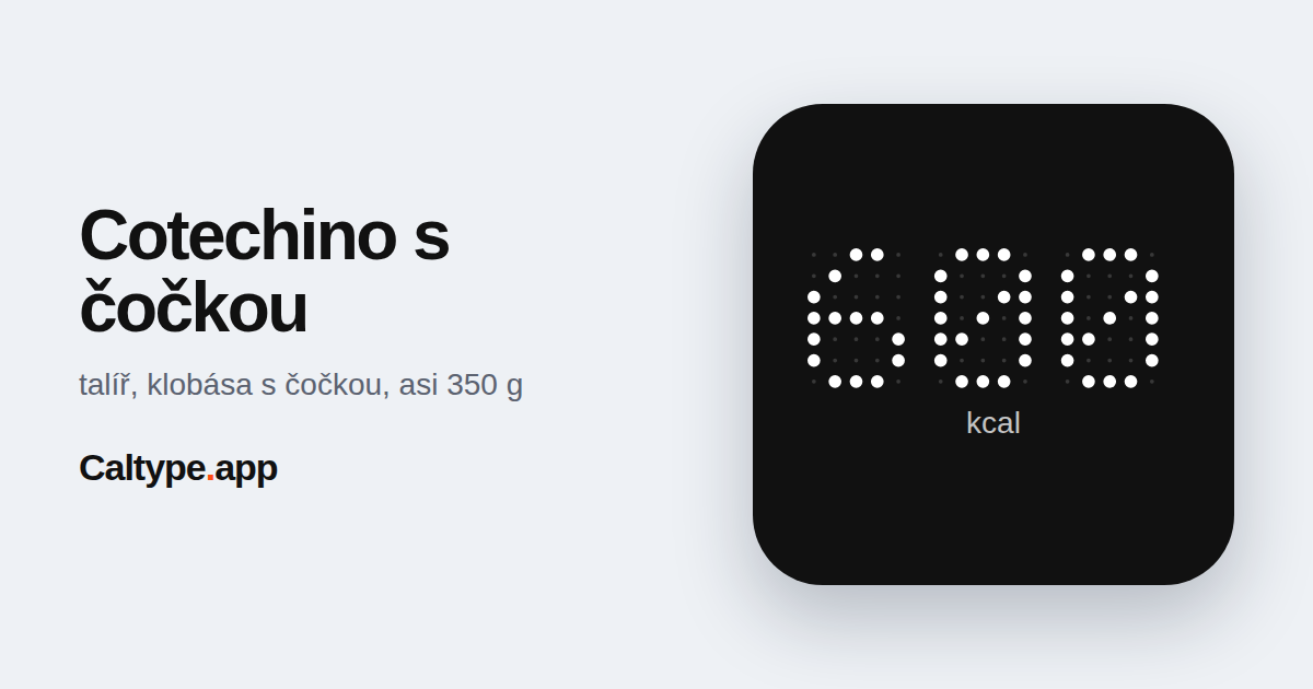 Sdílet: Cotechino s čočkou
