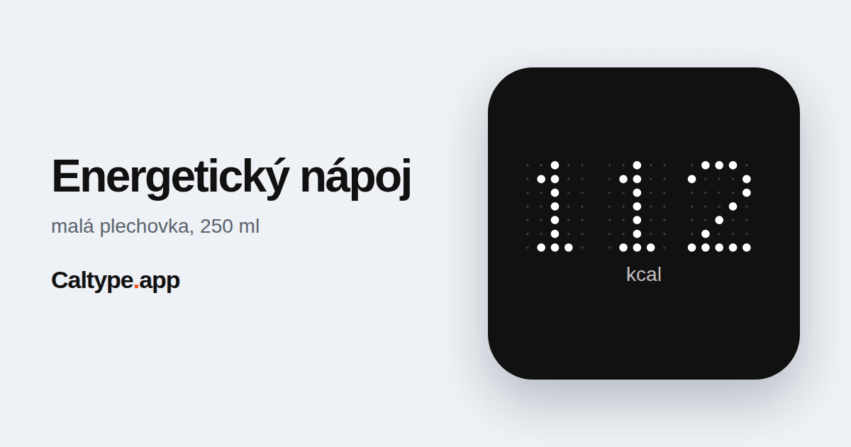 Sdílet: Energetický nápoj