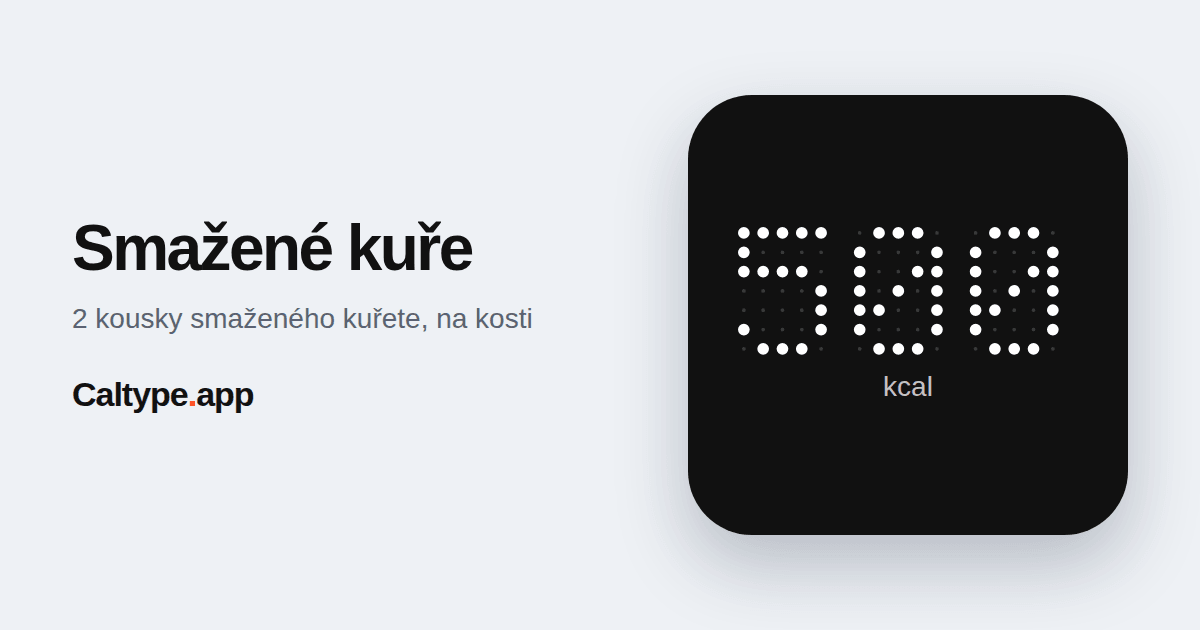 Sdílet: Smažené kuře