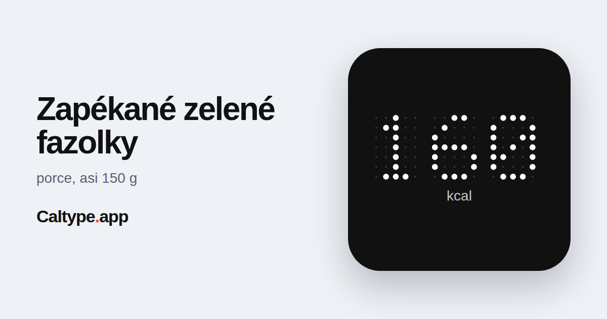 Sdílet: Zapékané zelené fazolky
