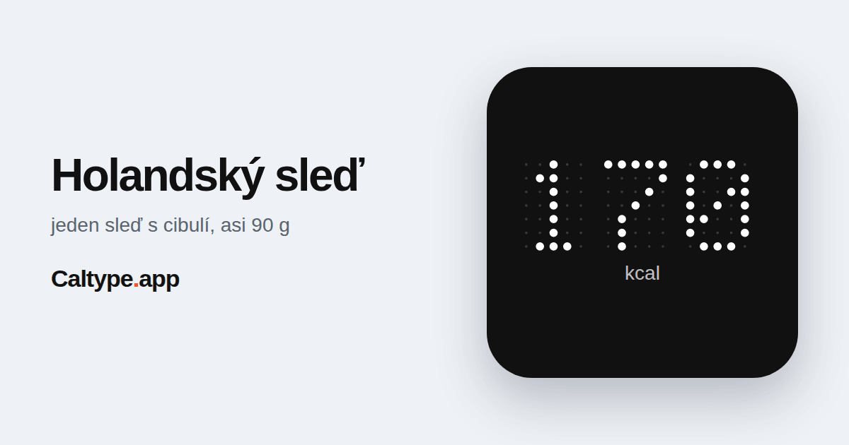 Sdílet: Holandský sleď