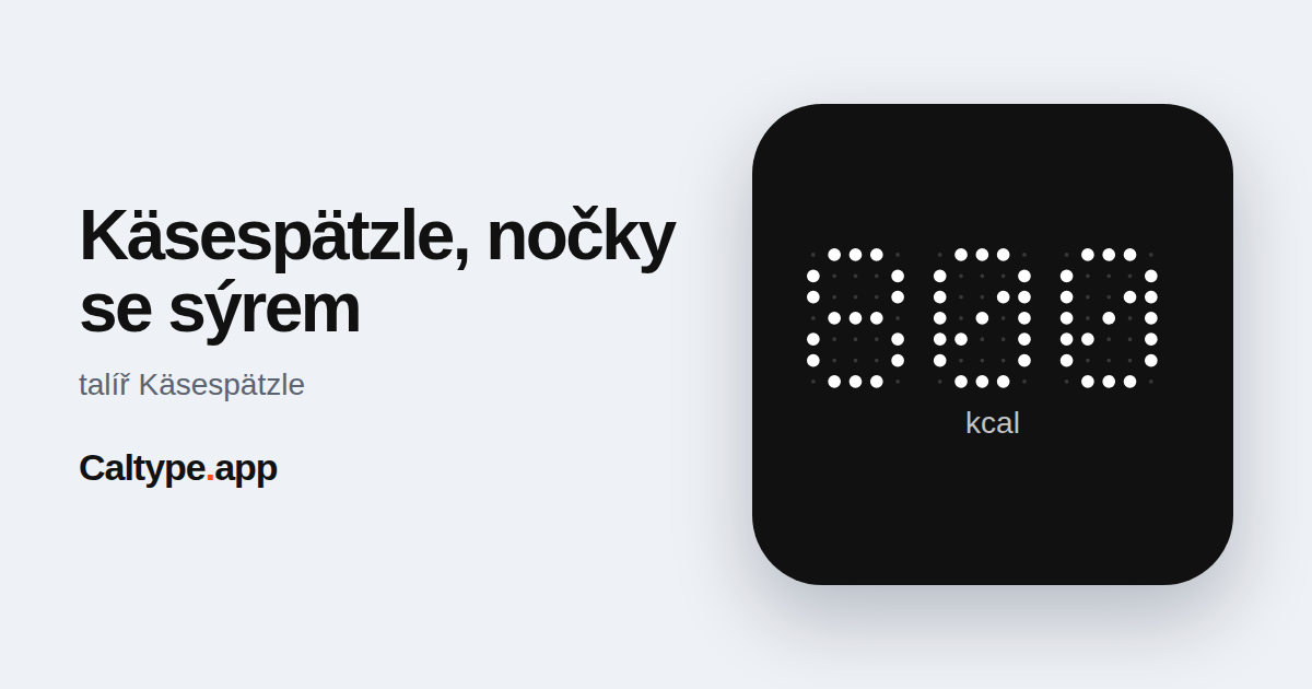 Sdílet: Käsespätzle, nočky se sýrem