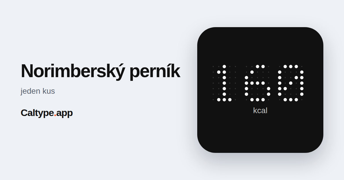 Sdílet: Norimberský perník