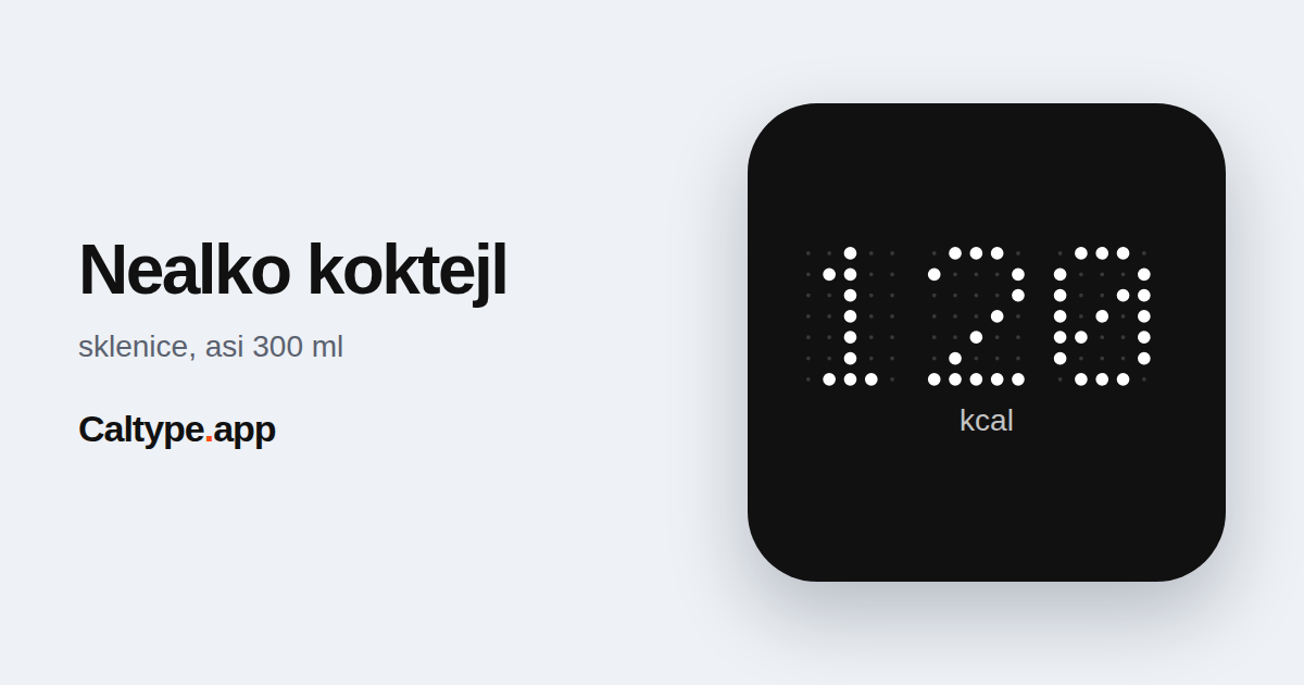 Sdílet: Nealko koktejl