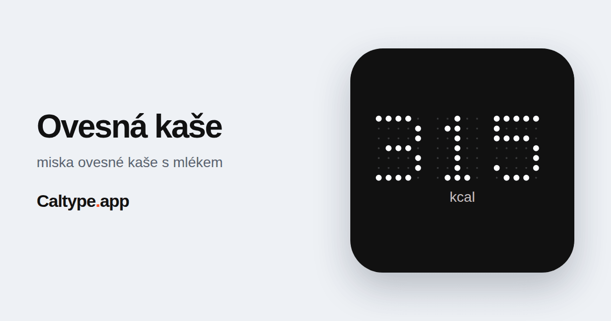 Sdílet: Ovesná kaše