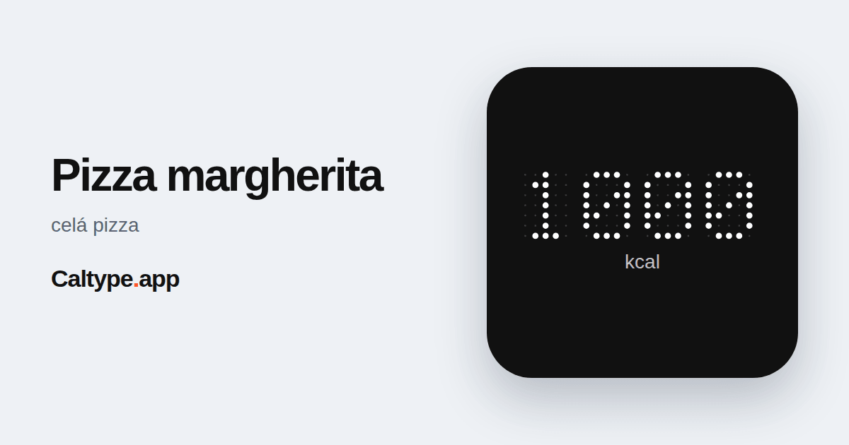 Sdílet: Pizza margherita
