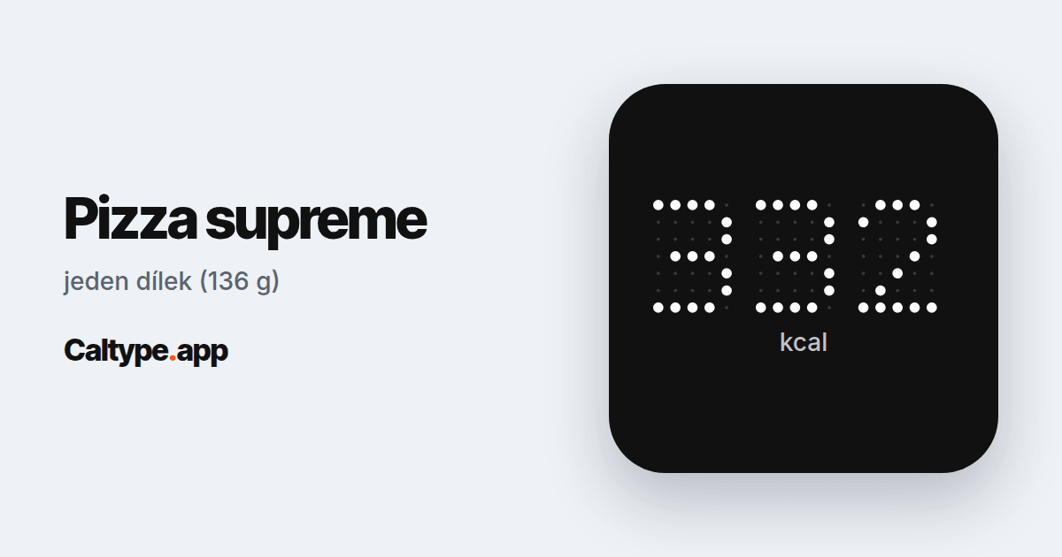 Sdílet: Pizza supreme