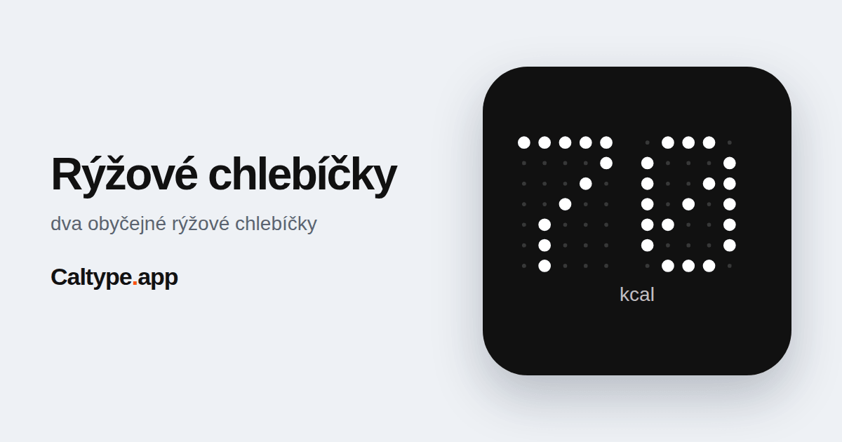 Sdílet: Rýžové chlebíčky