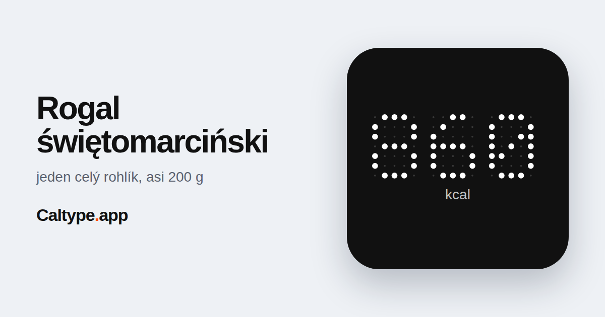 Sdílet: Rogal świętomarciński