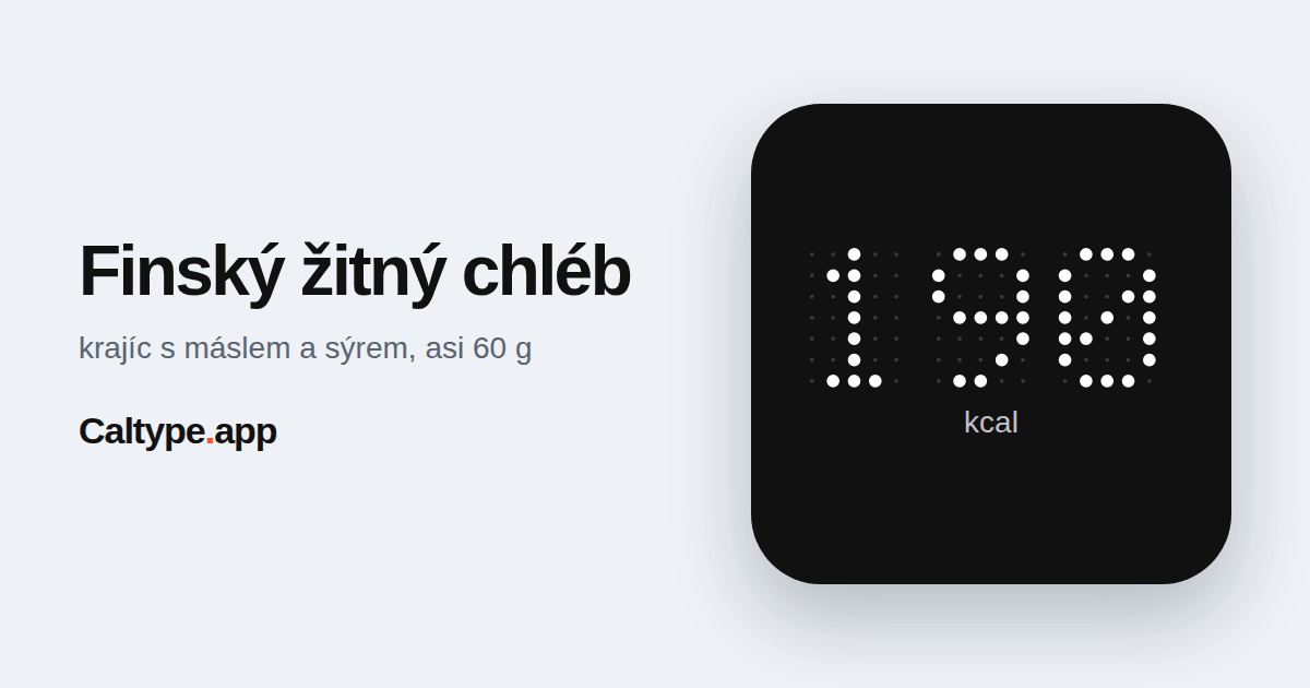 Sdílet: Finský žitný chléb