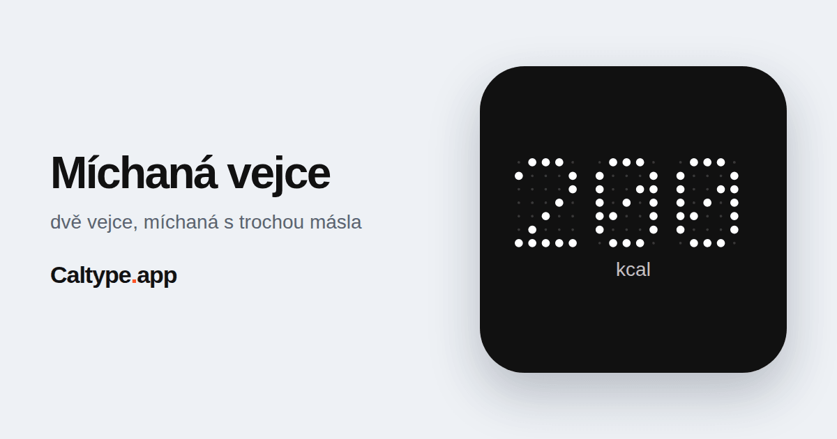 Sdílet: Míchaná vejce