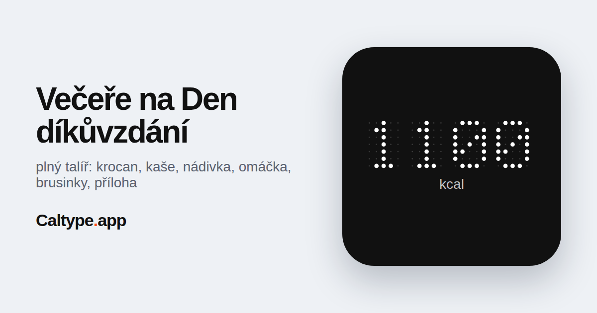 Sdílet: Večeře na Den díkůvzdání