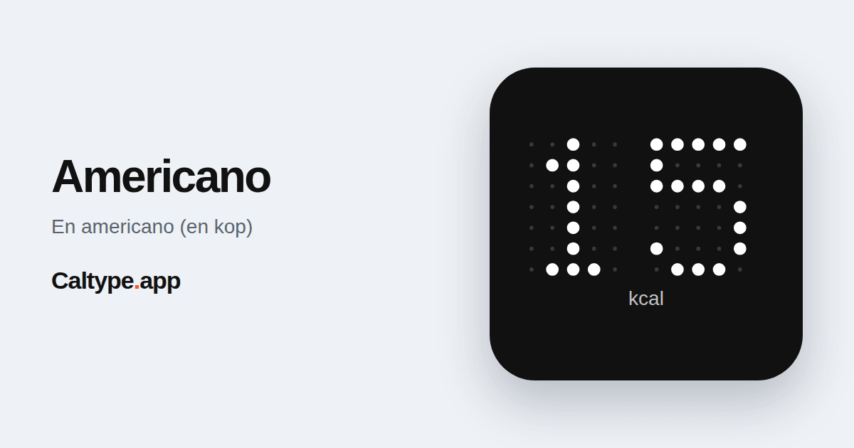 Del: Americano