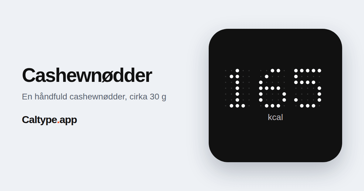 Del: Cashewnødder