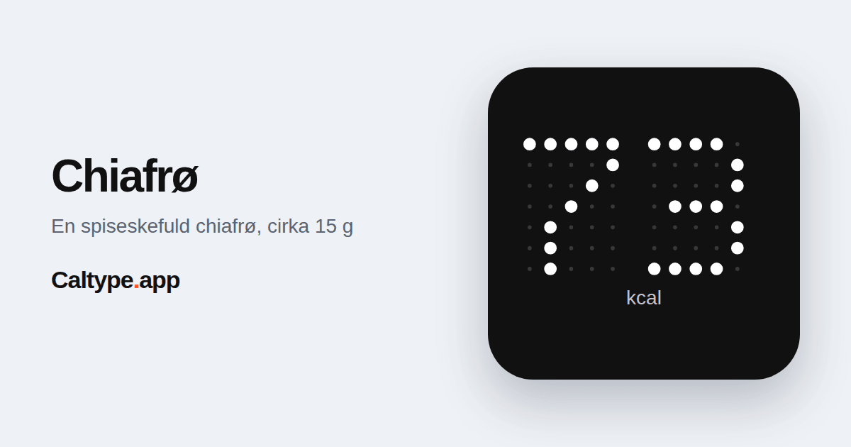 Del: Chiafrø