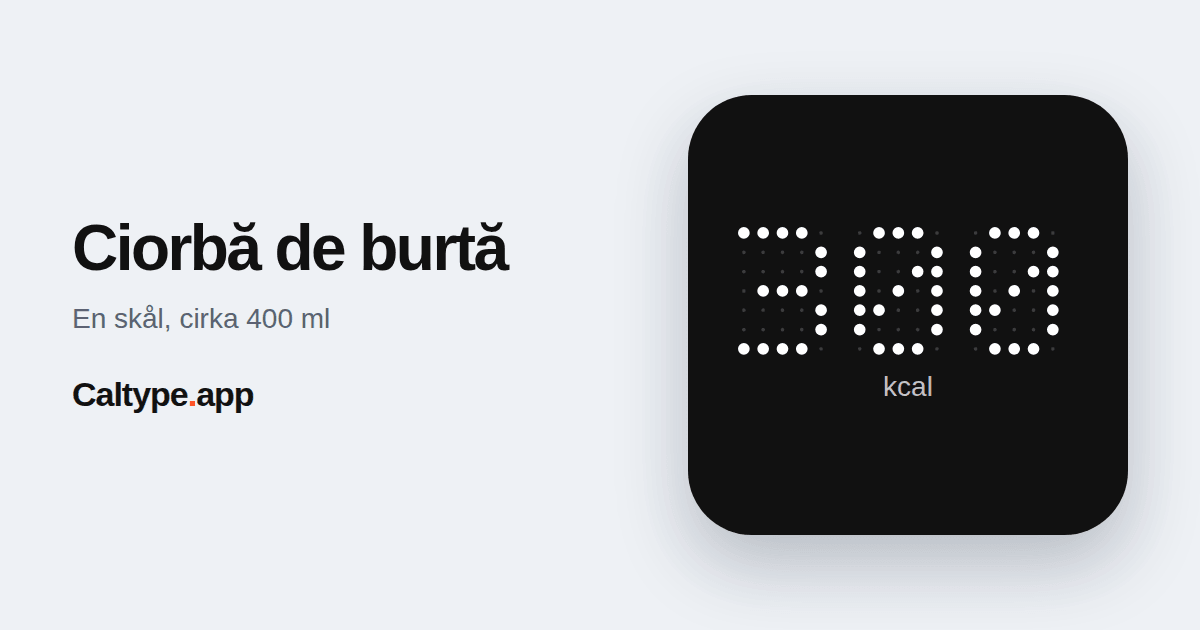 Del: Ciorbă de burtă