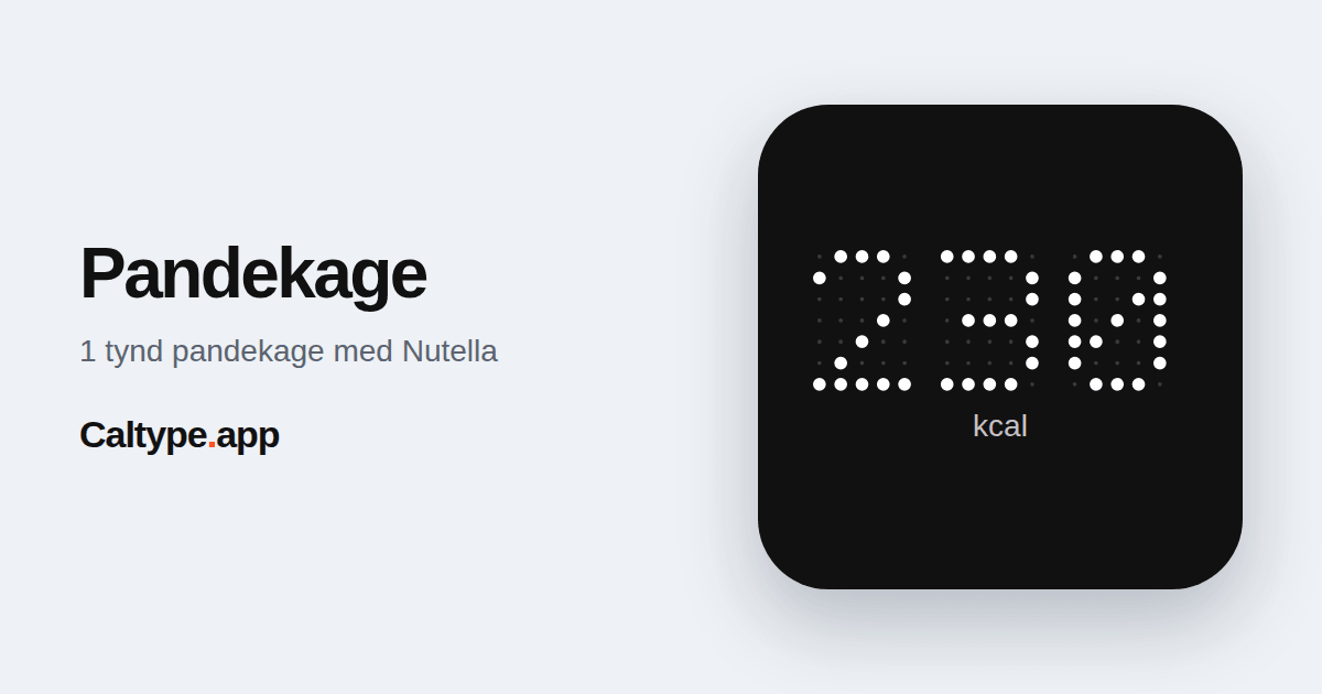 Del: Pandekage