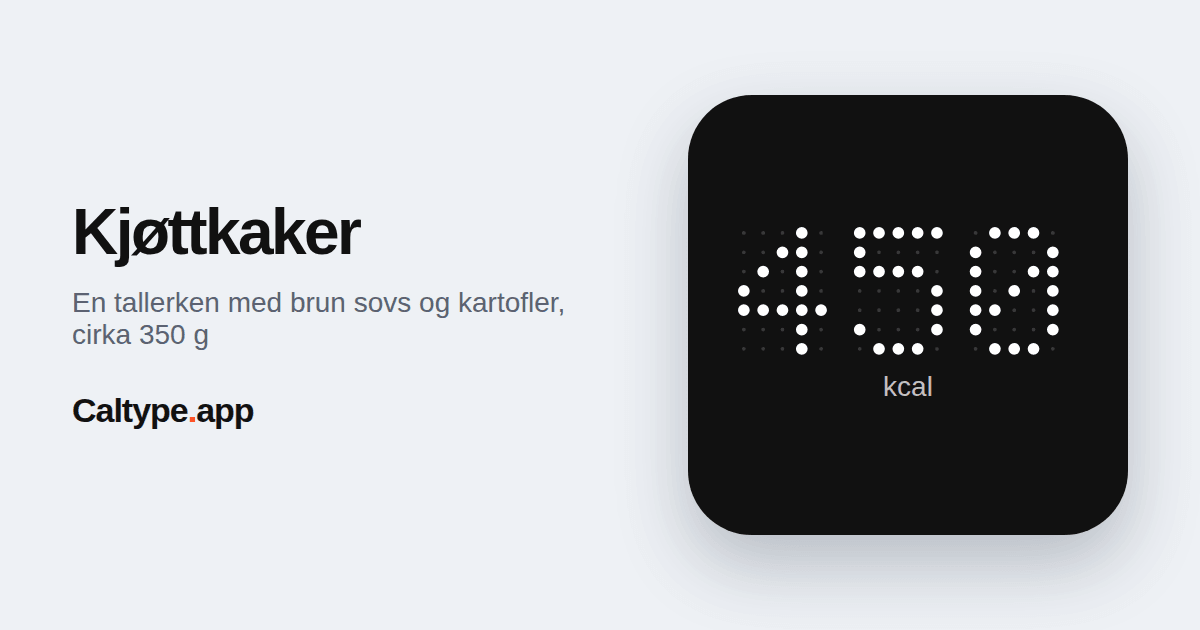 Del: Kjøttkaker