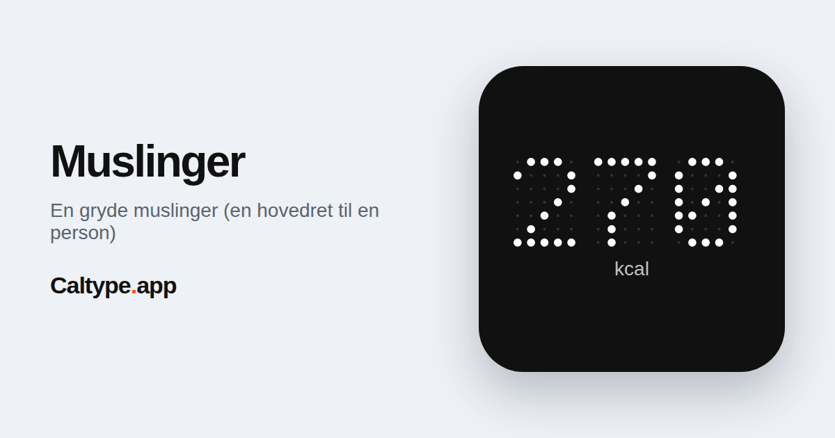 Del: Muslinger