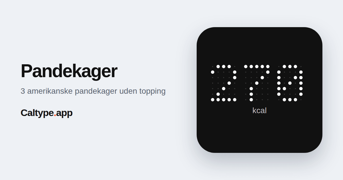 Del: Pandekager