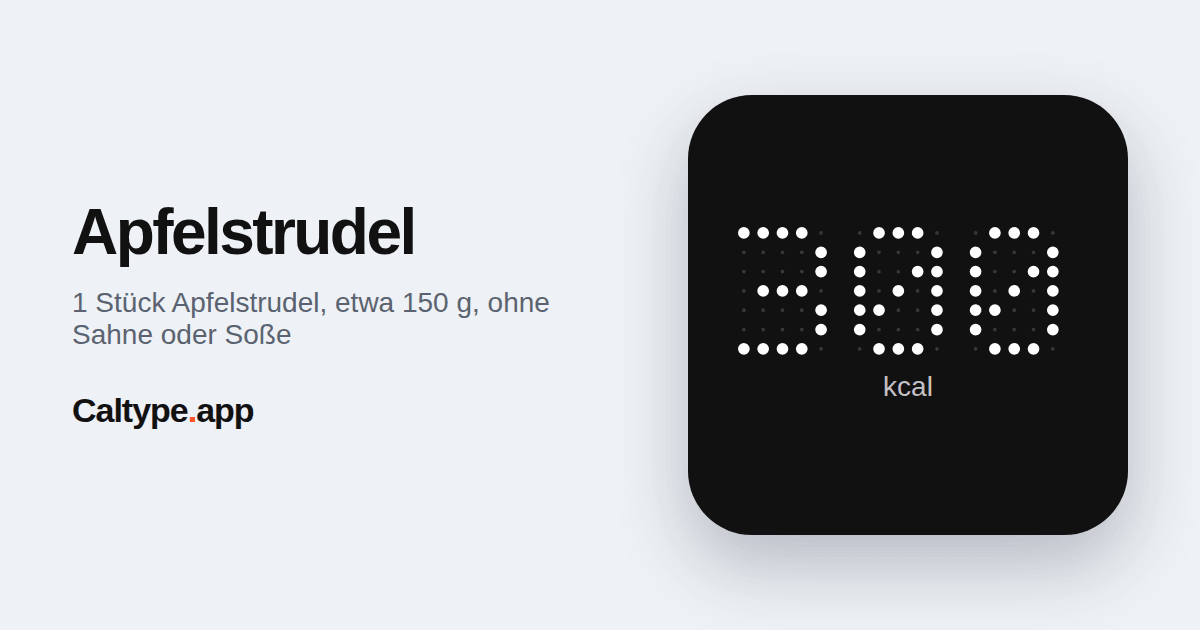 Teilen: Apfelstrudel