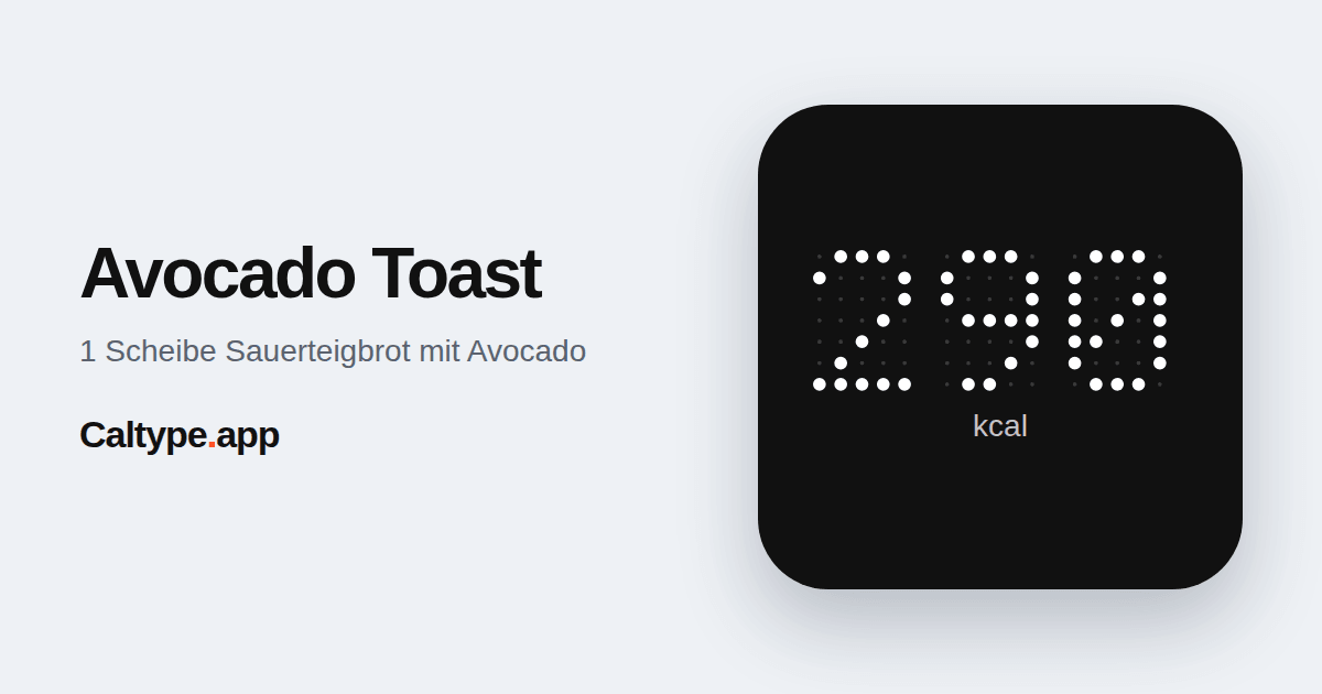 Teilen: Avocado Toast