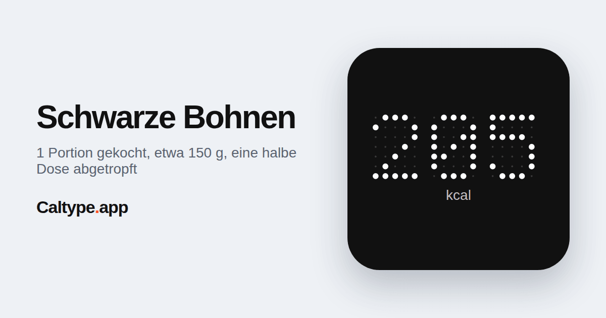 Teilen: Schwarze Bohnen