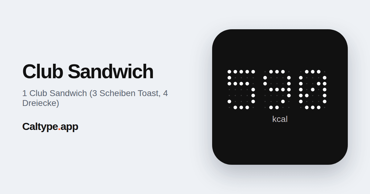 Teilen: Club Sandwich