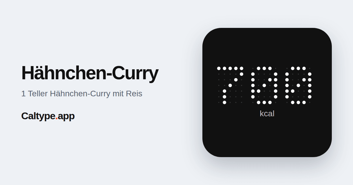 Teilen: Hähnchen-Curry