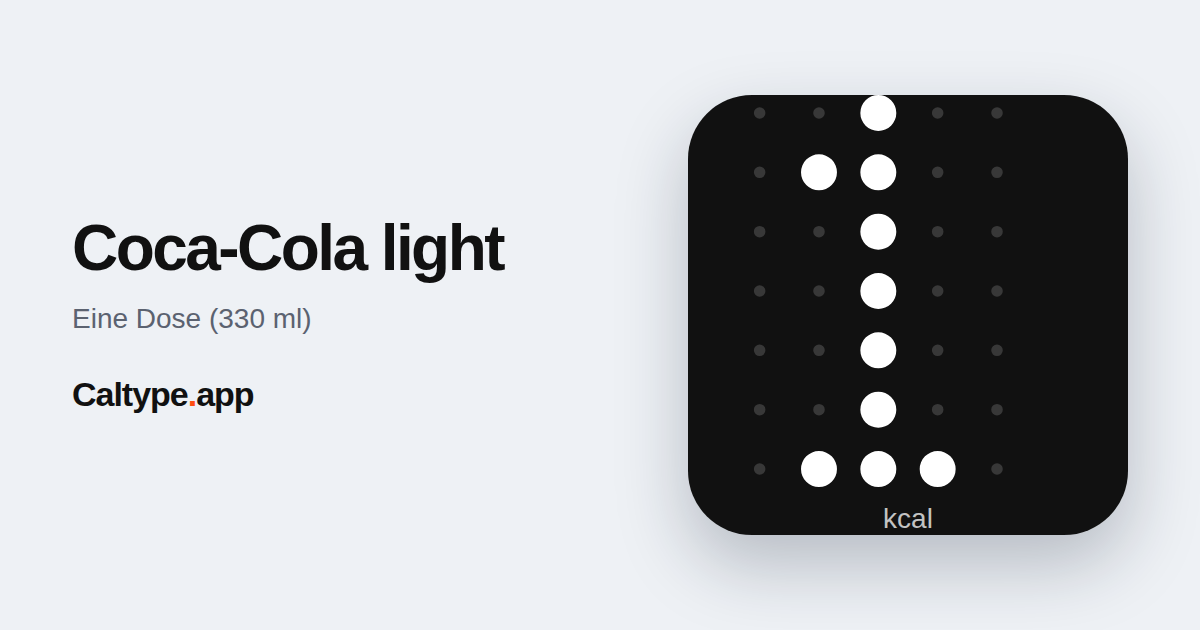 Teilen: Coca-Cola light