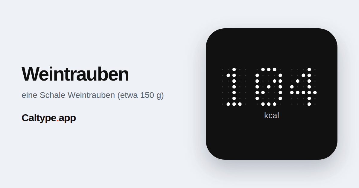Teilen: Weintrauben