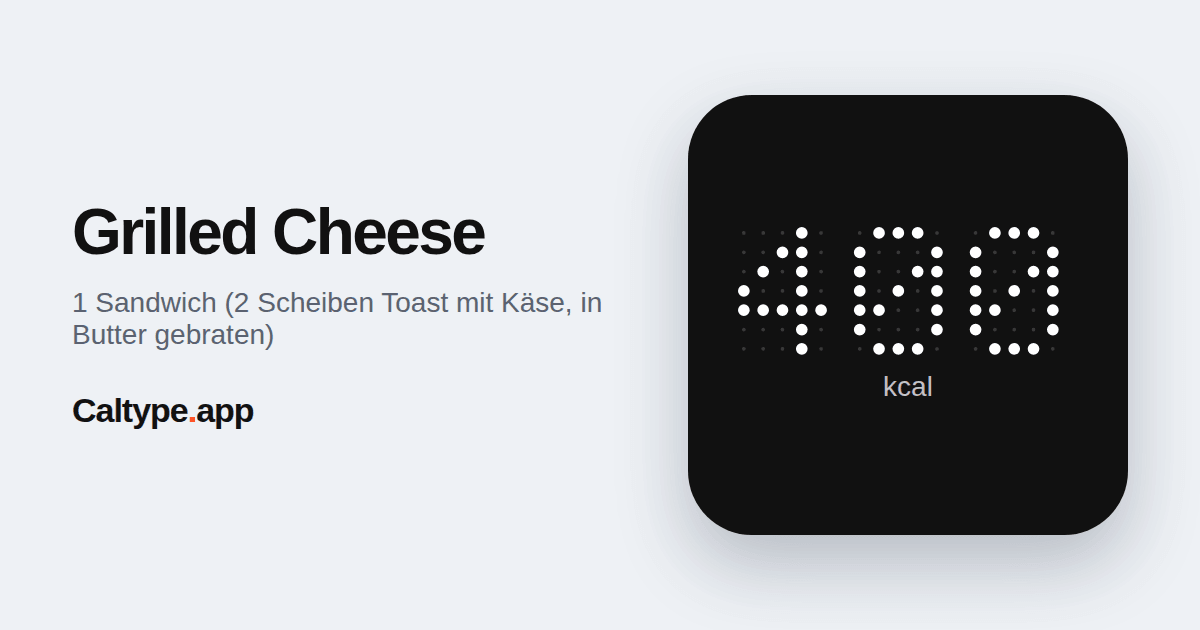 Teilen: Grilled Cheese