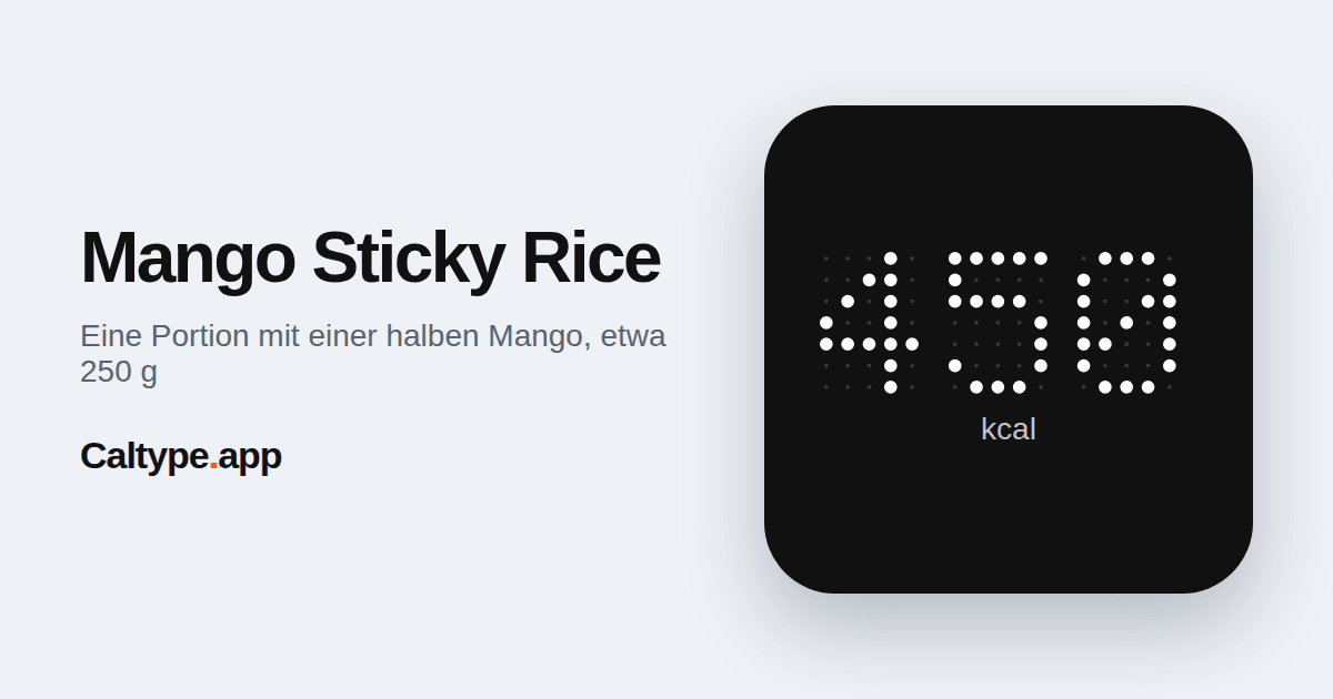 Teilen: Mango Sticky Rice