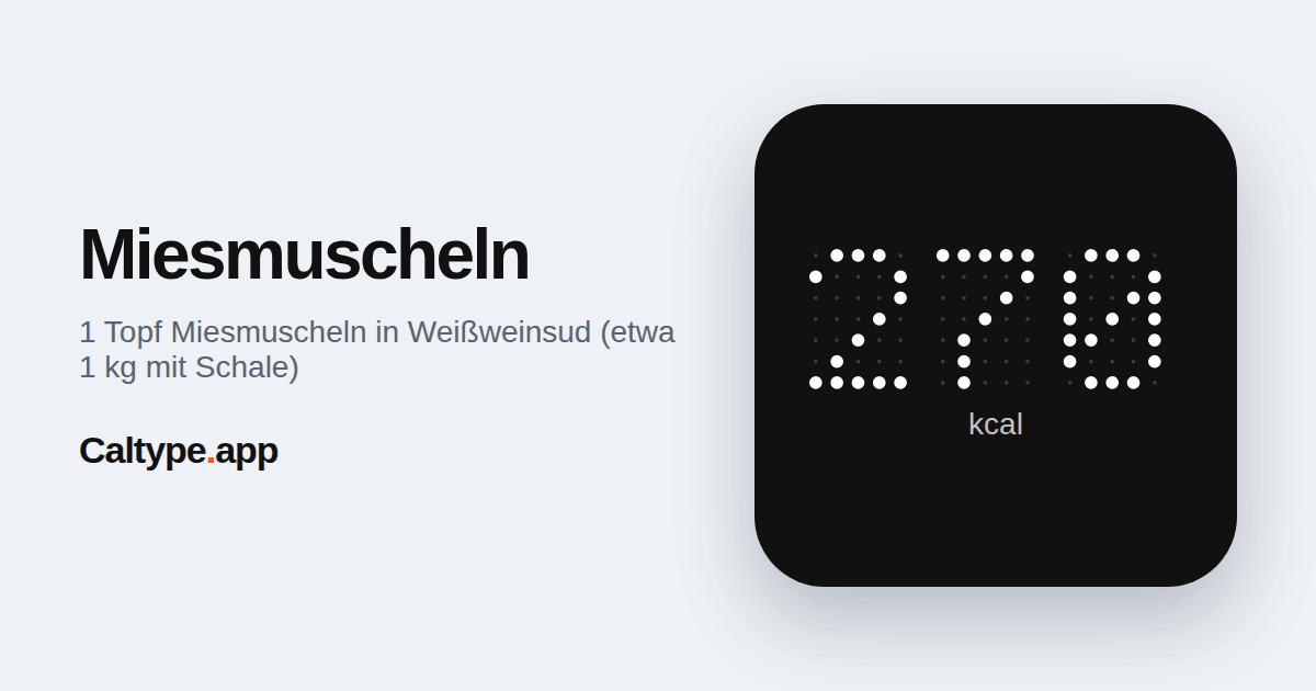 Teilen: Miesmuscheln