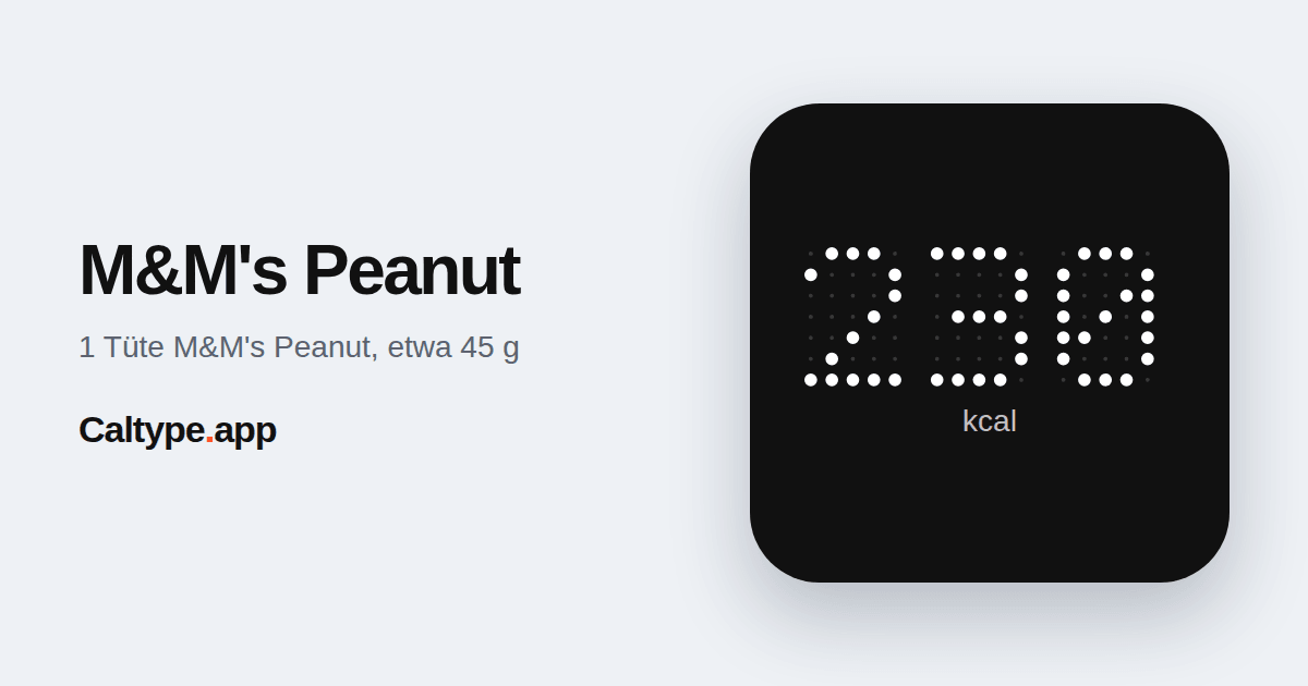 Teilen: M&M's Peanut