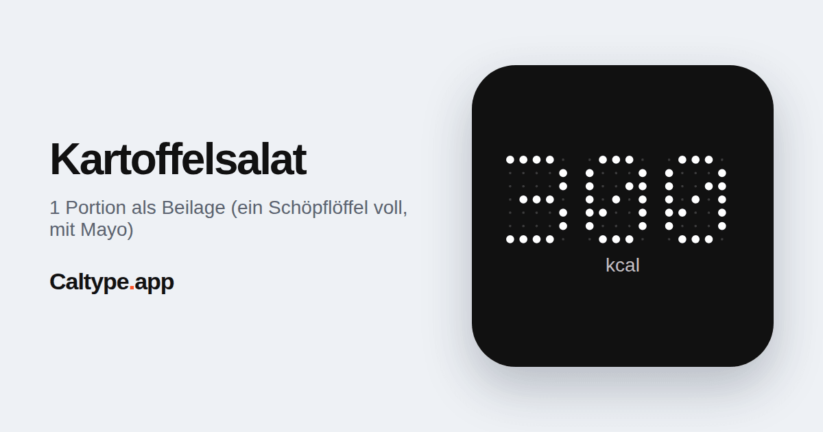 Teilen: Kartoffelsalat