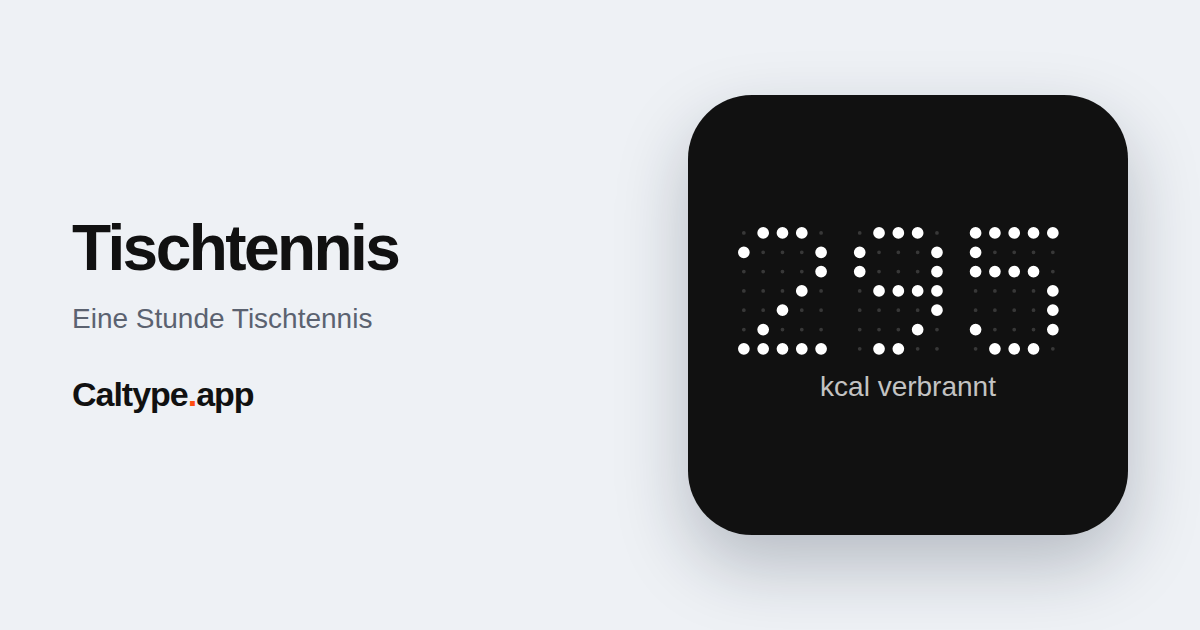 Teilen: Tischtennis