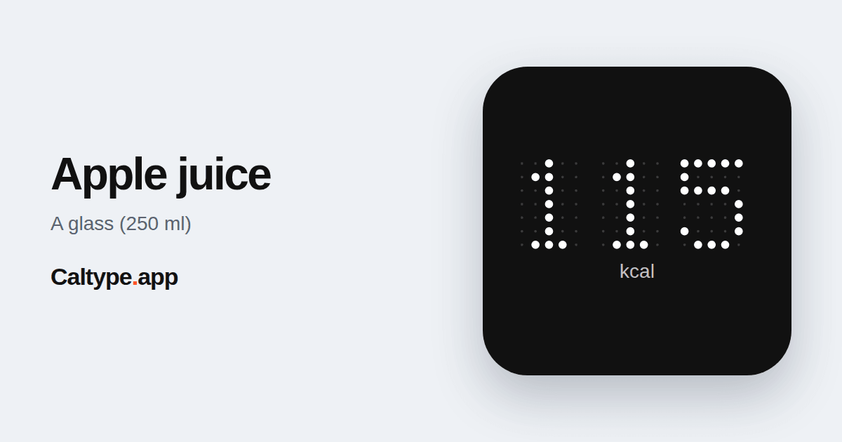 Share: Apple juice