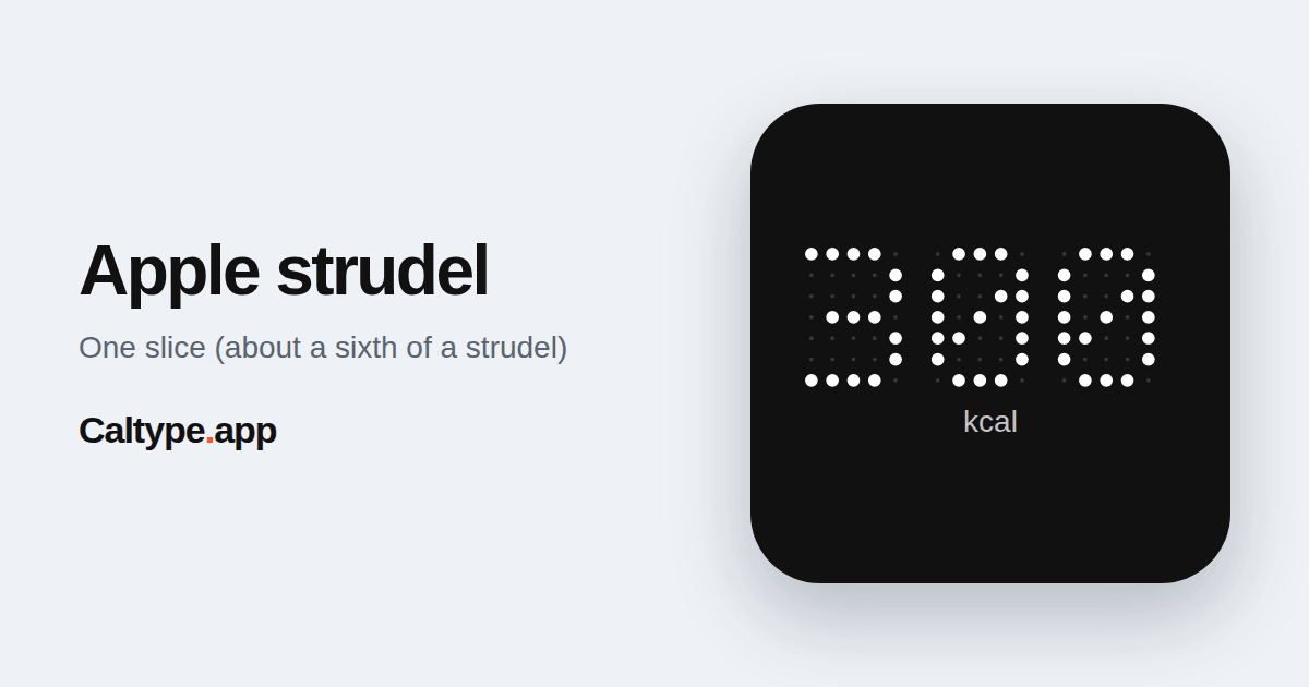 Share: Apple strudel