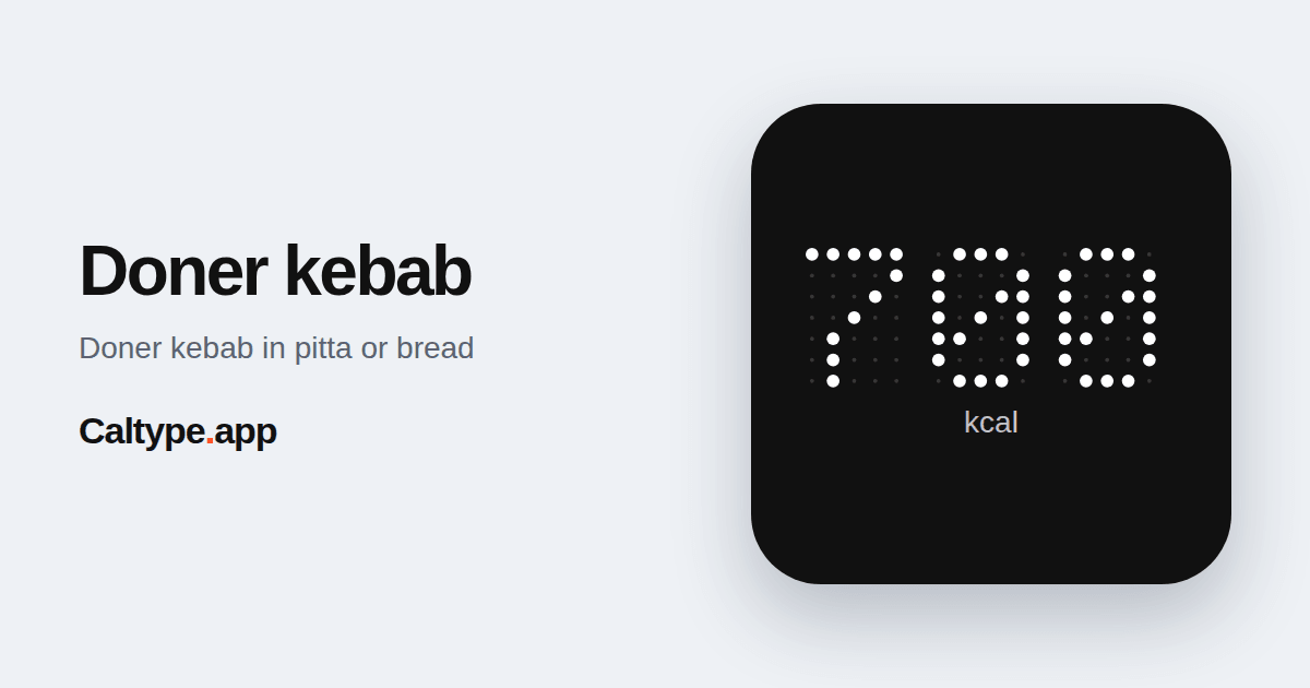 Share: Doner kebab