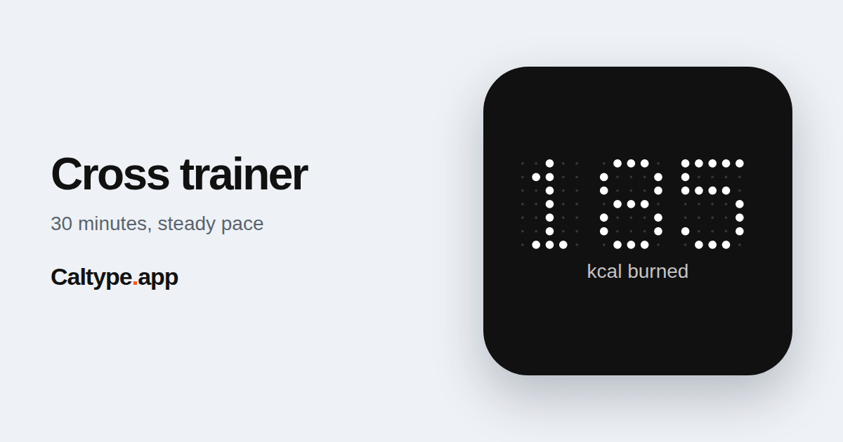 Share: Cross trainer