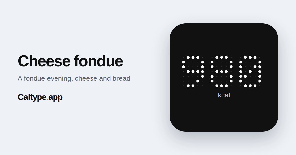 Share: Cheese fondue