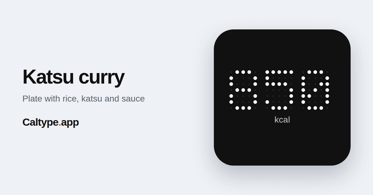 Share: Katsu curry