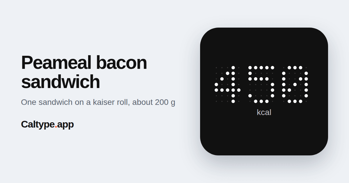 Share: Peameal bacon sandwich