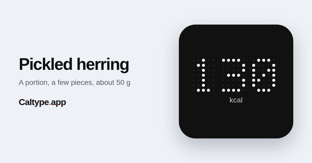 Share: Pickled herring